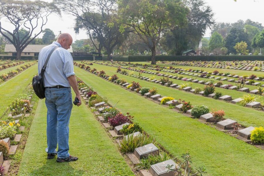 From Bangkok: Historical Day Tour to River Kwai - Paying respects at the war cemetery