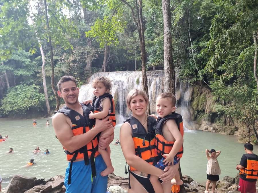 From Bangkok: Kanchanaburi, River Kwai and Erawan Waterfall - Why Erawan Waterfall deserves the early start