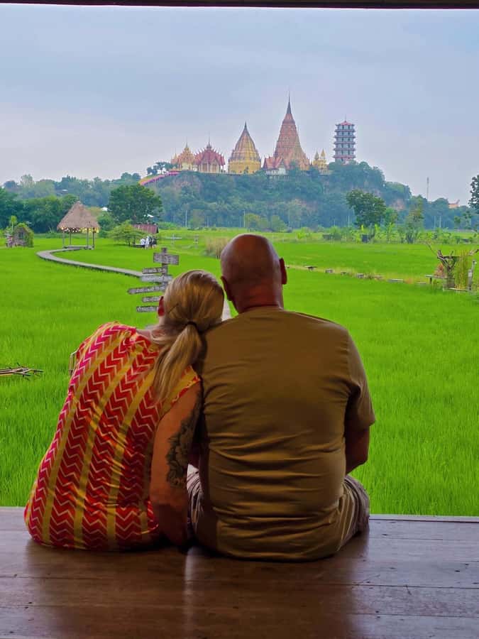 From Bangkok: Kanchanaburi, River Kwai and Erawan Waterfall - The JEATH Museum offers a sobering history lesson