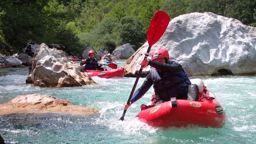From Bovec: Whitewater kayaking on the Soča River - Why the Soča makes a fine first whitewater trip