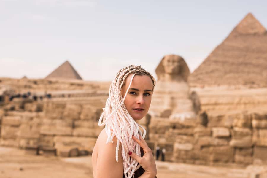 From Cairo: 11-Day Tour, Nile Cruise, Flights, Balloon - Day 1: Pyramids, museum, and Cairo after dark