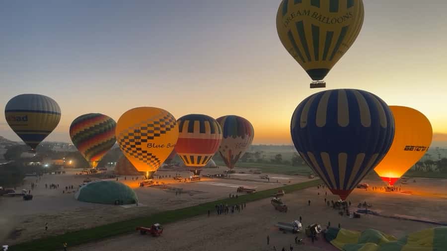 From Cairo: 5-Day Nile Cruise to Aswan & Balloon by Flights - Sunrise over Luxor and the royal tombs