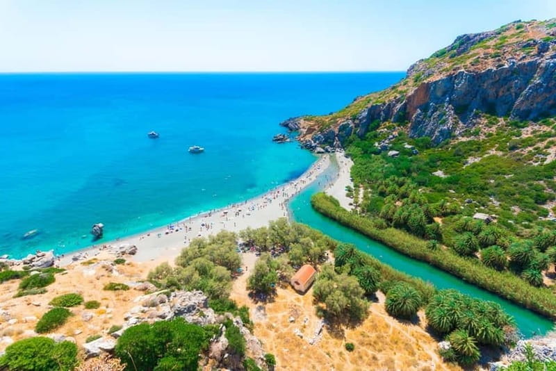 From Herakleion: Day Trip to Preveli Palm River Beach - Preveli Beach is worth the long road south