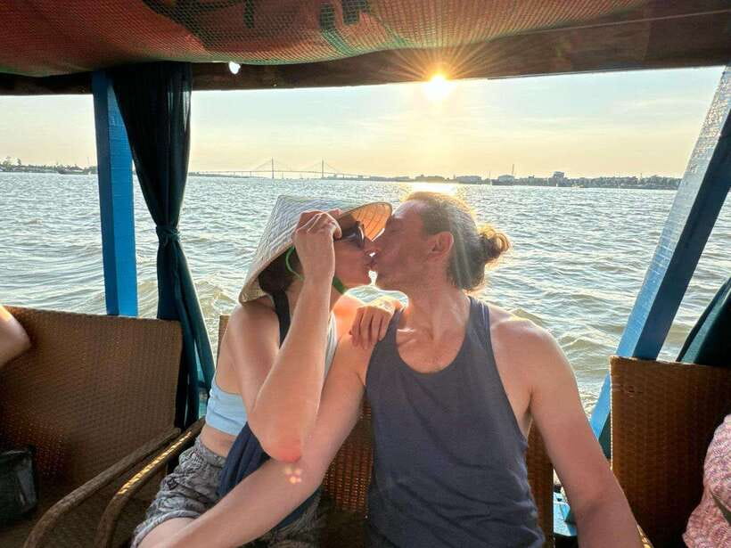 From Ho Chi Minh: 2-Day Mekong Delta to Phnom Penh by Boat - Vinh Trang Pagoda and the first river views