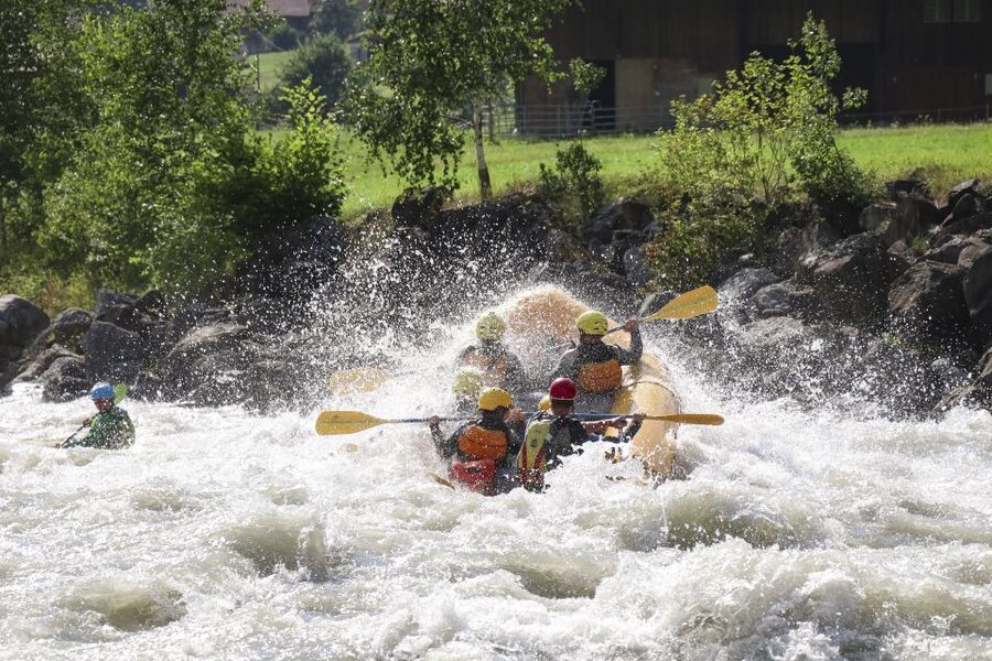 From Interlaken: Lütschine River Whitewater Rafting - The rapids deliver the main thrill