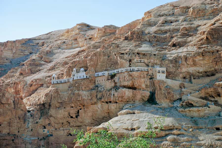 From Jerusalem: Tour of Jericho, Jordan River & the Dead Sea - The Jordan River baptism site