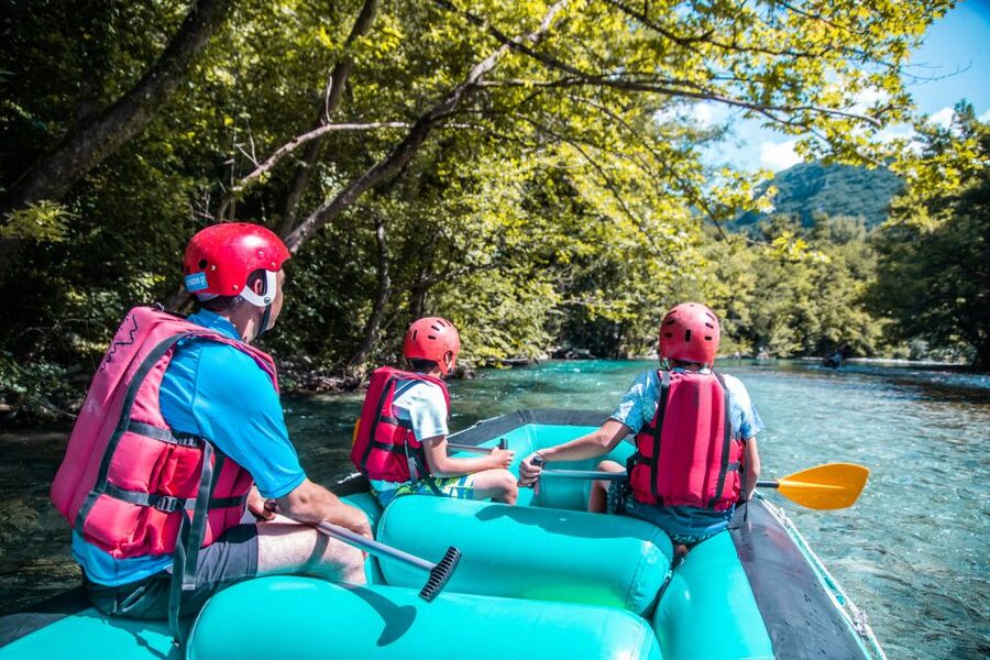 From Kleidonia: Voidomatis River Rafting Adventure - Two hours of cold water, trees, and small rapids