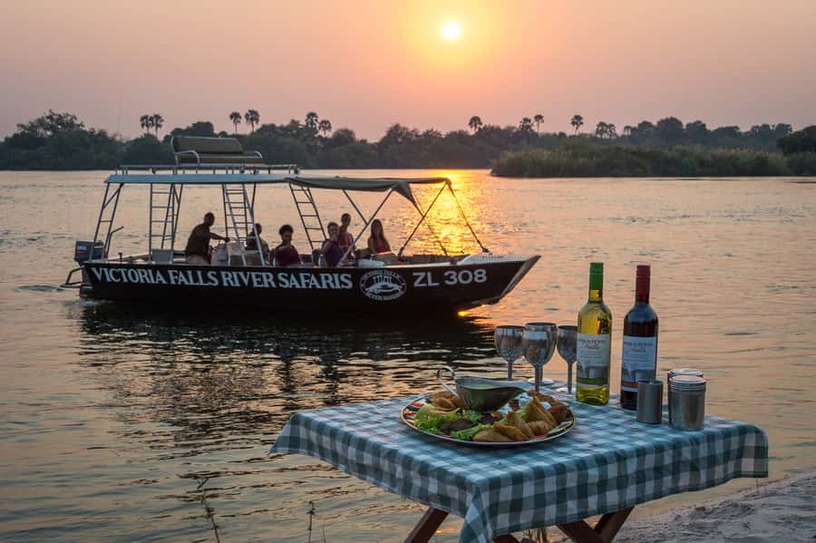 From Livingstone: Victoria Falls River Safari - From Livingstone pickup to the upper Zambezi
