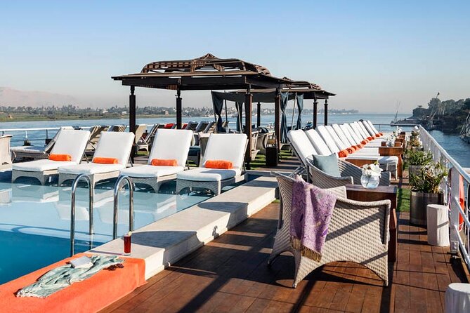 From Luxor:7-Night Luxury Nile River Cruise & Hot Air Balloon - West Bank tombs and Hatshepsut’s dramatic setting