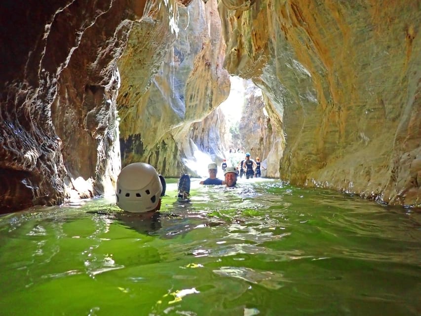 From Marbella: Guadalmina River Guided Canyoning Adventure - Entering the Angosturas Canyon