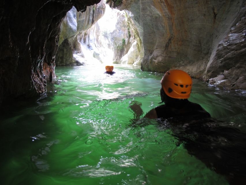 From Marbella: Guadalmina River Guided Canyoning Adventure - Getting suited up for three hours in the water