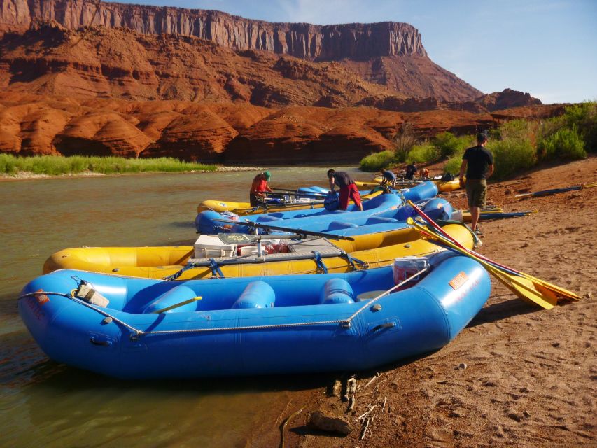 From Moab: Colorado River Guided Rafting Trip - A calm Colorado River trip with real Moab scenery