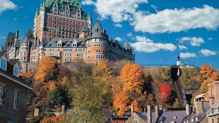 From Montréal: Québec City, River Cruise & Montmorency Falls - Old Québec on foot: Frontenac, Petit Champlain, and Place Royale