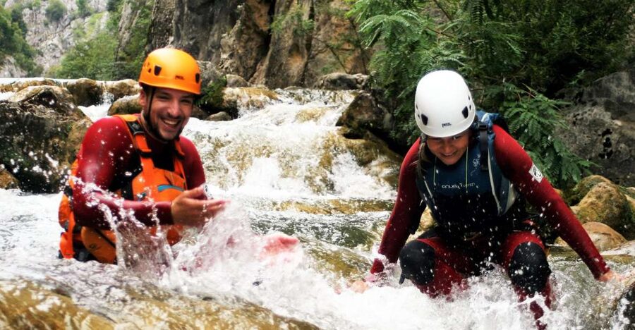 From Omiš: Cetina River Canyoning with Licensed Instructor - Water-smoothed rock, rapids, and natural pools