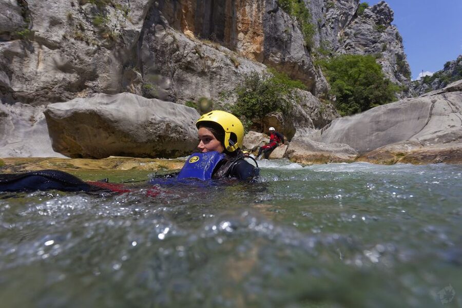 From Split: Canyoning on the Cetina River - Gubavica waterfall and the canyon’s best scenery