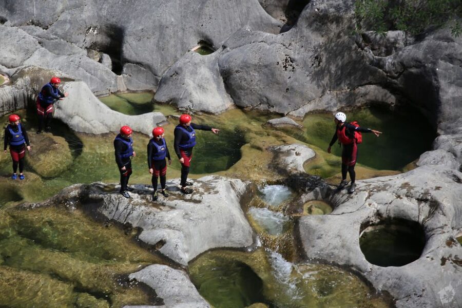 From Split: Canyoning on the Cetina River - The guides are a major part of the value