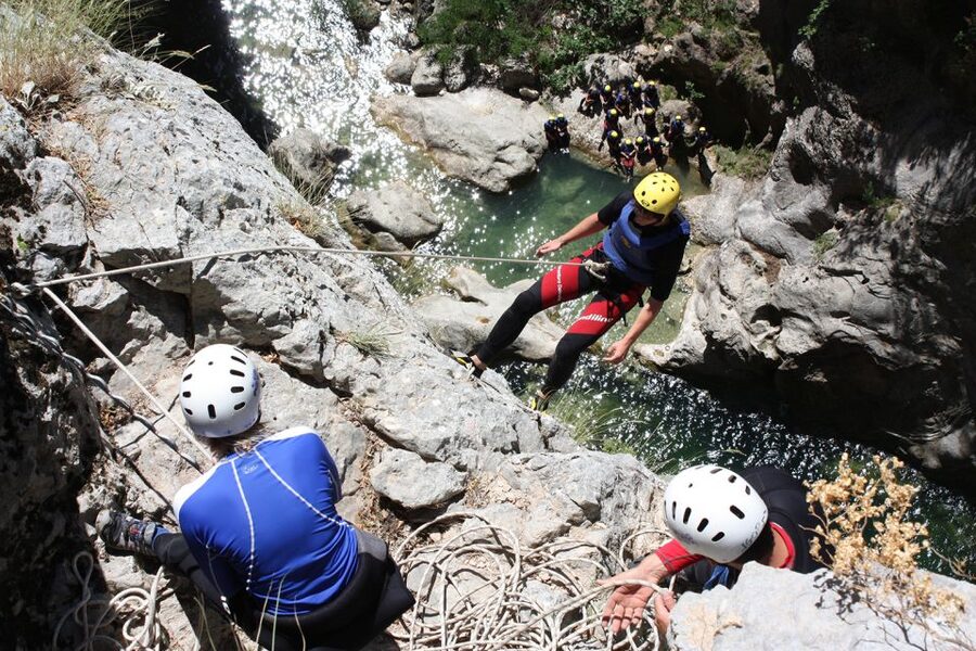 From Split or Zadvarje: Extreme Canyoning on Cetina River - The walk down into the Cetina canyon