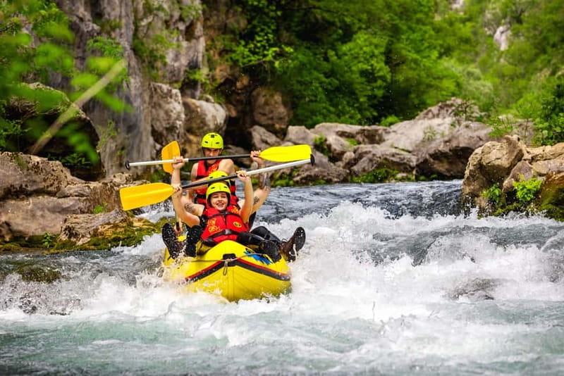 From Split/Šestanovac: Whitewater Rafting on Cetina River - How hard is the rafting?