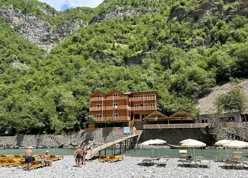 From Tirana/Shkodra: Komani Lake and Shala River Day Trip - The short hike to the Shala River balcony