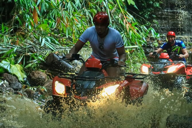 Full Day ATV Quad Bike and River Tubing Experience in Bali - Starting with helmets, gloves, and a practice ride