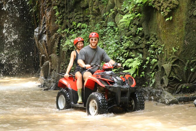 Full Day ATV Quad Bike and River Tubing Experience in Bali - River tubing for a closer, smaller-scale water ride