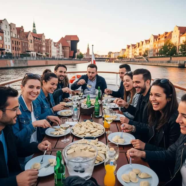 Gdańsk: Motława River Cruise with Pierogi Tasting - From the Former Shipyard to Central Gdańsk