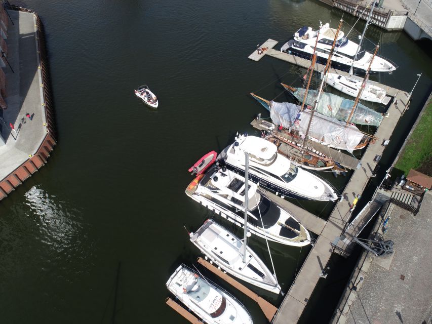 Gdańsk: Motlawa River Yacht Cruise - The Return Past the Marina