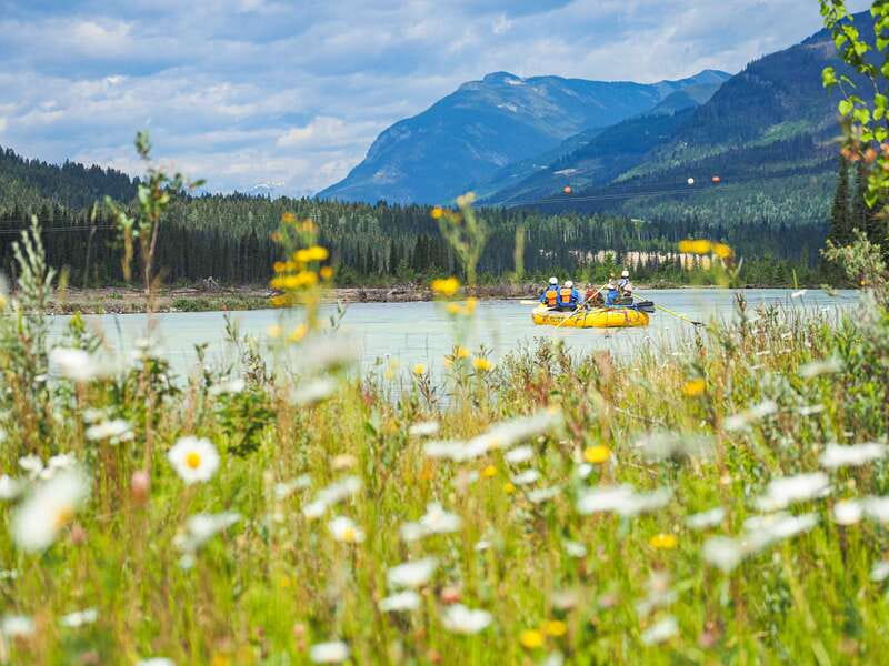 Golden, BC: Kicking Horse River Family Rafting with Lunch - A riverside BBQ after the rafting