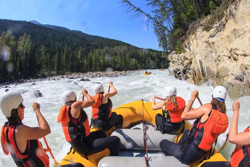 Golden, BC: Kicking Horse River Whitewater Raft Experience - From Whitewater Lodge to the Kicking Horse River