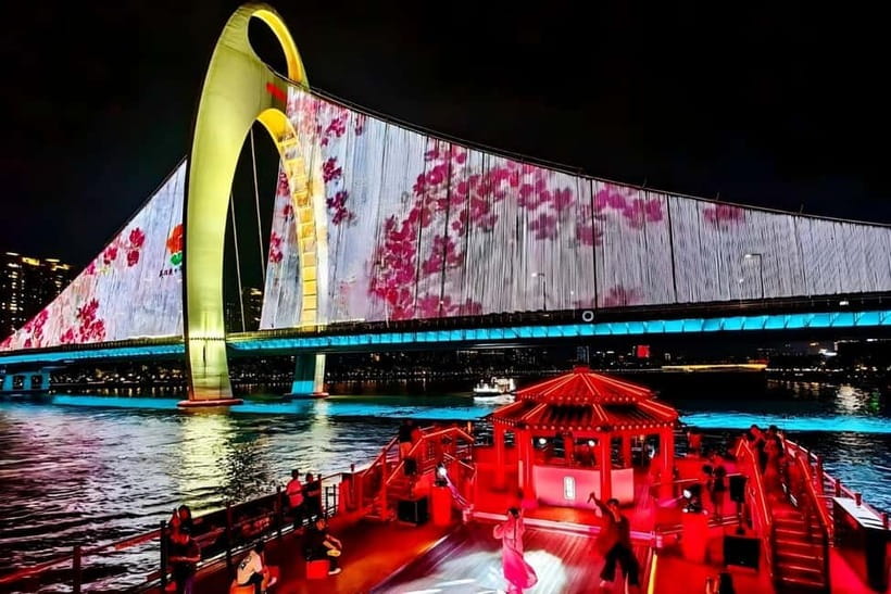 Guangzhou: Pearl River 1-hour Night Cruise (Optional Piers) - Ticket collection and finding the dock