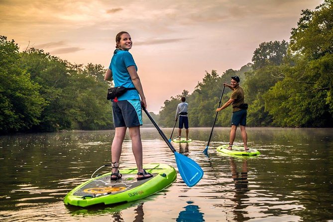 Guided Paddleboard Tour Through Asheville's River Arts District - Learning the basics before the current carries you