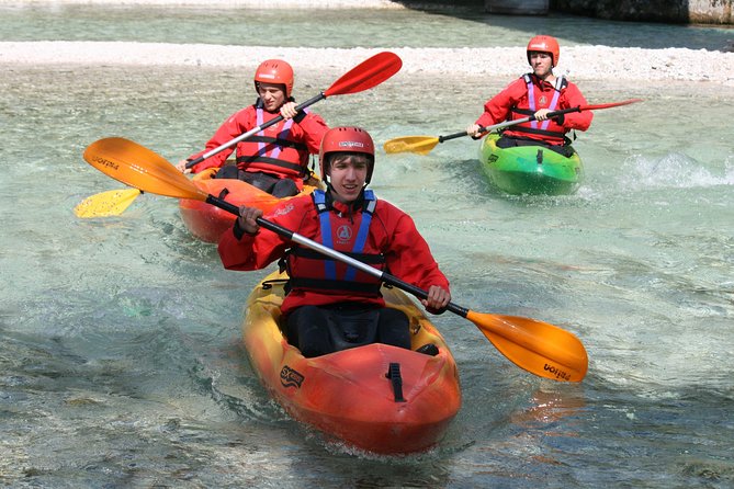 Guided Sit on Top Kayak Trip on Soca River - From the Bovec office to the Soca River