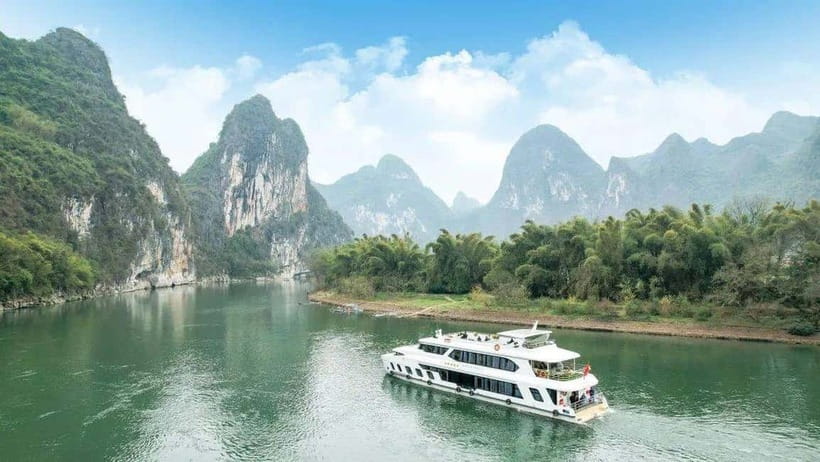 Guilin: Li River Cruise, Yangshuo Biking & Flexible Pricing - Arriving in Yangshuo after four hours on the river