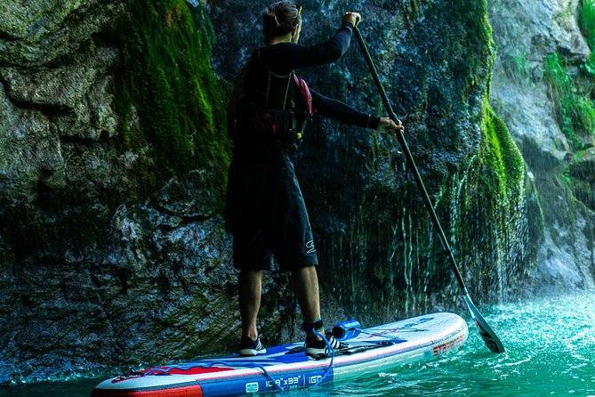 Half-Day Private SUP along Soca River - Starting in Bovec at Trg golobarskih žrtev