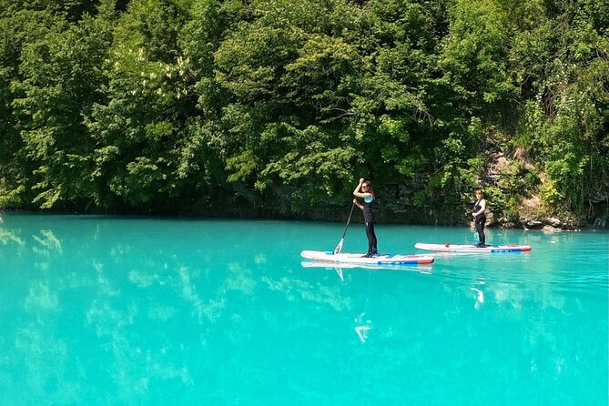 Half-Day Private SUP along Soca River - Learning tricks and making room for fun