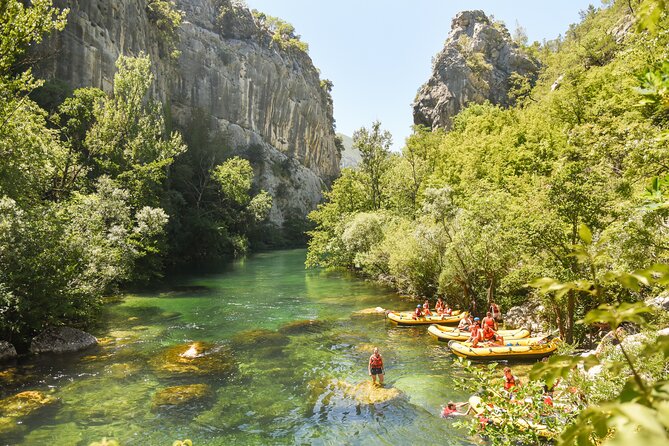 Half-Day Rafting Experience on Cetina River with Cliff Jumping and more - The cliff jump and other optional stops
