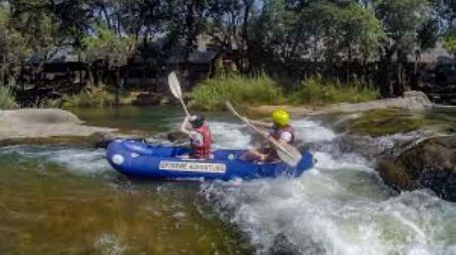 Hazyview: White Water Rafting on Sabie River - What the grade 2 to 3 rapids feel like