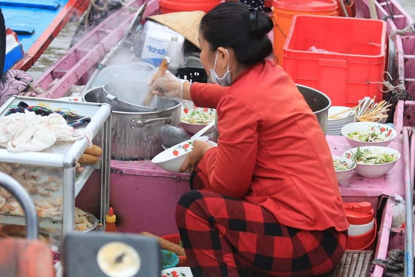 HCM: 2-Day Mekong Floating Market with Cooking & Bike Ride - Cycling through the village at 2 PM