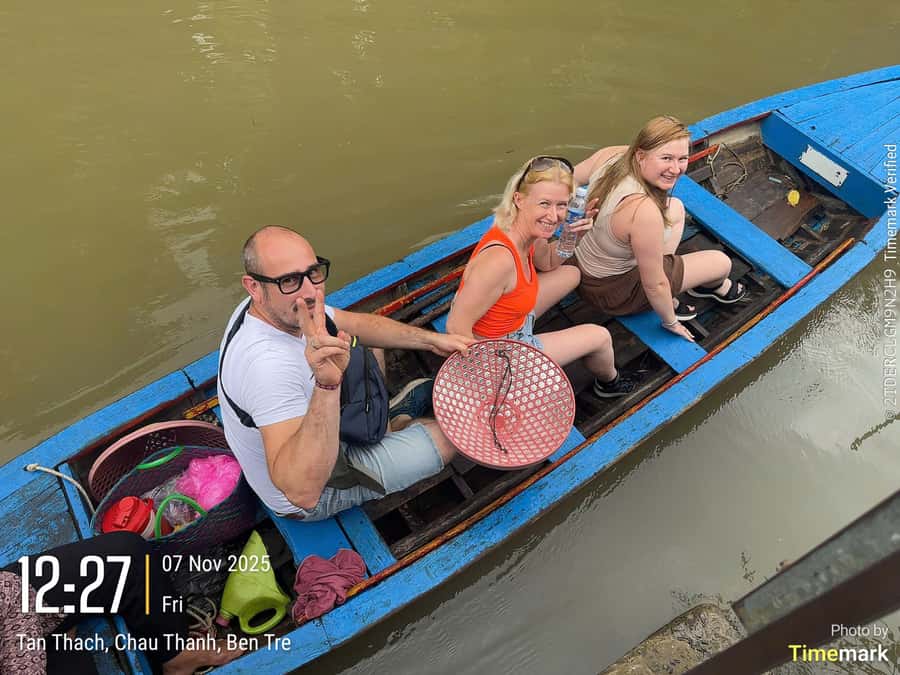 HCM: Authentic Mekong Delta - Boat, TukTuk, Khot Cake Making - From Ho Chi Minh City to the Mekong Delta