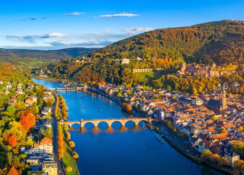 Heidelberg: Neckar River Sightseeing Boat Tour with Drink - A river view of Heidelberg’s famous sights