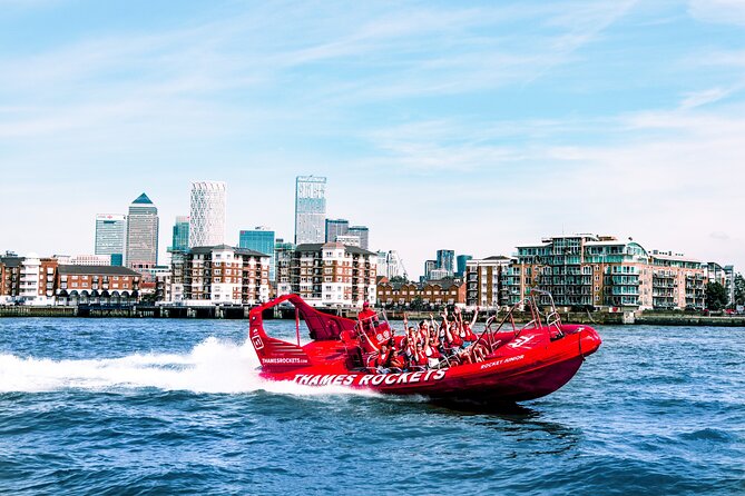High-Speed Thames River Speedboat in London - Starting beside the London Eye