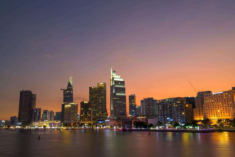 Ho Chi Minh City: Saigon River Boutique Cruise - Dragon Wharf and the Bitexco skyline