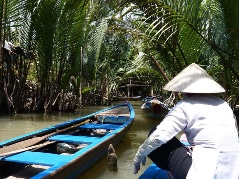 Hochiminh: Best tour Mekong Delta 1 Day - The classic palm-lined canal by sampan