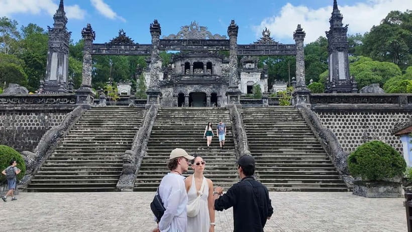 Hue: Dragon Boat, Perfume River, Pagoda & Royal Tomb Tour - Minh Mang Tomb and its careful symmetry