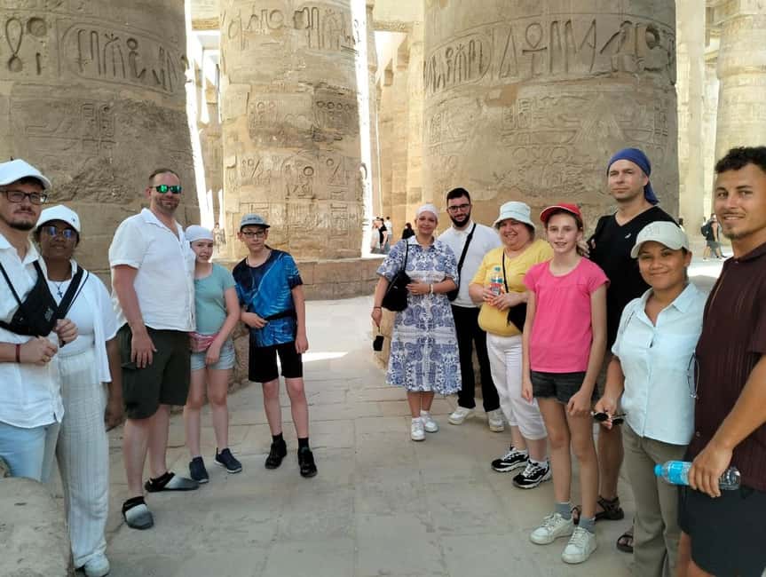 Hurghada: Small Group Day Tour to Luxor with Nile Boat - Handling vendors around Luxor’s monuments