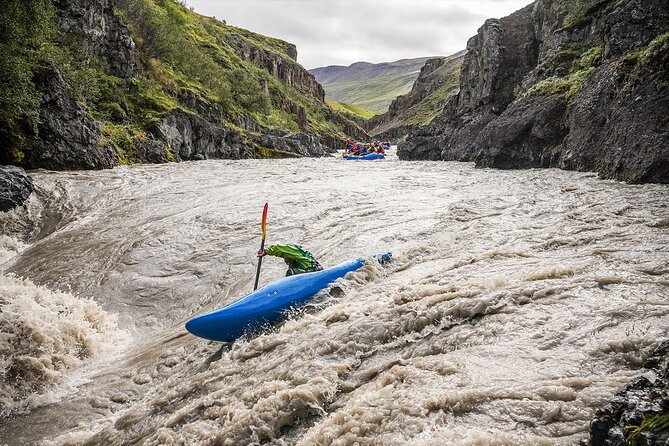 Iceland’s Top Grade 4 Rafting – Drysuit, Canyon & Adrenaline - Group Size and the Feel of the Day
