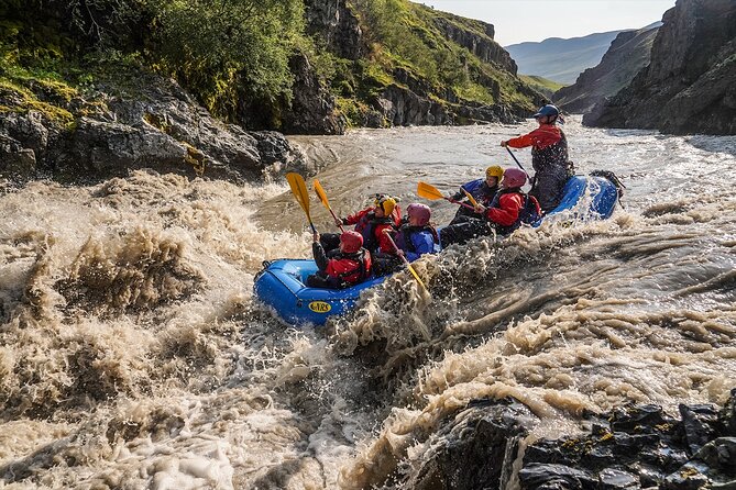 Iceland’s Top Grade 4 Rafting – Drysuit, Canyon & Adrenaline - Three Hours of Paddling, Waves, and Canyon Walls