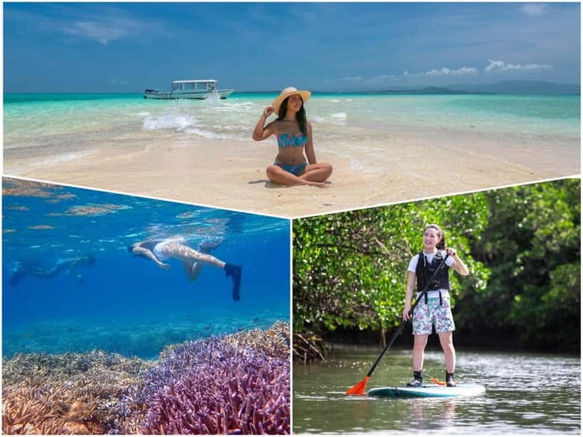 Ishigaki: Mangrove SUP or Canoe & Phantom Island Snorkeling - Reaching the shifting Phantom Island