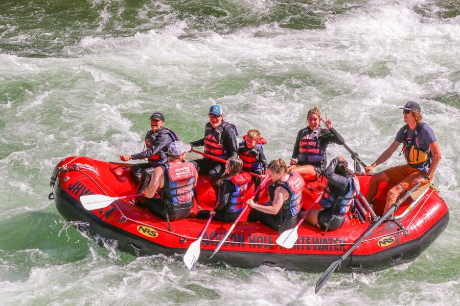 Jackson: Snake River Class 2-3 Whitewater Rafting Adventure - From the Jackson boathouse to West Table