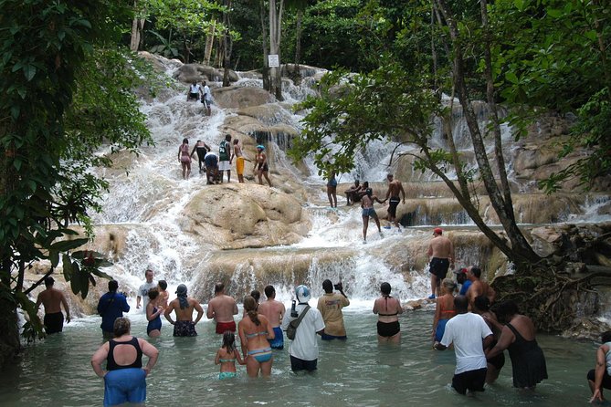 Jamaica Dunn's River Falls Party Cruise with Snorkeling - Transportation requires careful attention